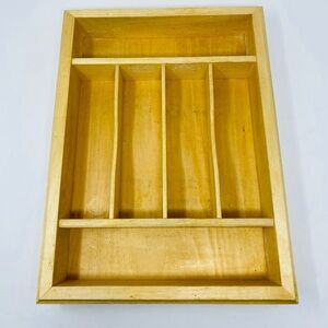 Gorham Wooden Silverware Organizer Tray